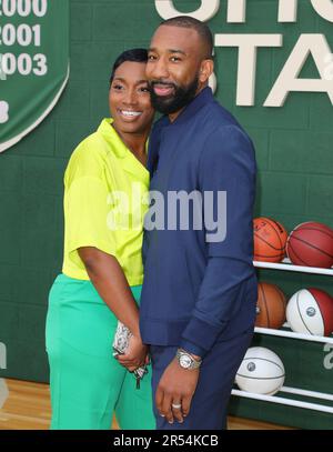 Westwood, USA. 31st May, 2023. Lil Dru Joyce III arrives at The Shooting Stars Premiere held at The Regency Village theatre in Westwood, CA on Wednesday, May 31, 2023. (Photo By Juan Pablo Rico/Sipa USA) Credit: Sipa USA/Alamy Live News Stock Photo