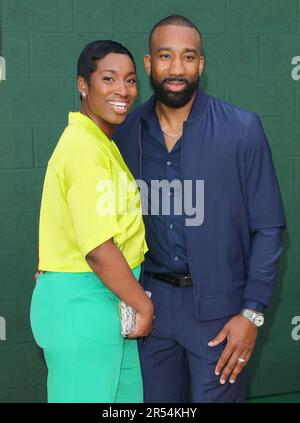 Westwood, USA. 31st May, 2023. Lil Dru Joyce III arrives at The Shooting Stars Premiere held at The Regency Village theatre in Westwood, CA on Wednesday, May 31, 2023. (Photo By Juan Pablo Rico/Sipa USA) Credit: Sipa USA/Alamy Live News Stock Photo