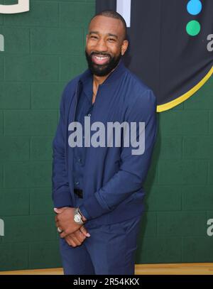 Westwood, USA. 31st May, 2023. Lil Dru Joyce III arrives at The Shooting Stars Premiere held at The Regency Village theatre in Westwood, CA on Wednesday, May 31, 2023. (Photo By Juan Pablo Rico/Sipa USA) Credit: Sipa USA/Alamy Live News Stock Photo