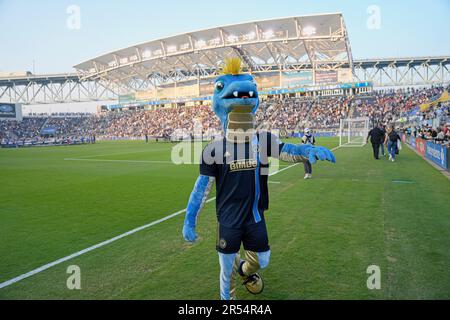 CHESTER, PA - JULY 16: Phang, the Philadelphia Union mascot