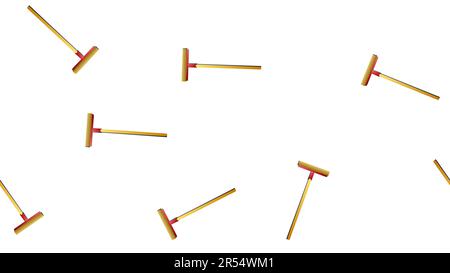 Vector pattern of cleaning tools. Cleaning service. Stock Vector