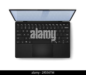 School laptop vector design. Computer and laptop technology device isolated background. Vector illustration educational elements. Stock Vector