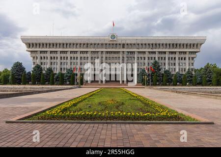 The White House, Parliament, Bishkek, Kyrgyzstan, Asia Stock Photo