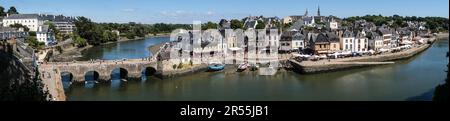 Auray (Brittany, north-western France): Saint-Goustan harbour Stock Photo