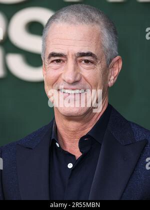 WESTWOOD, LOS ANGELES, CALIFORNIA, USA - MAY 31: American actor Dermot Mulroney arrives at the Los Angeles Premiere Of Peacock's 'Shooting Stars' held at the Regency Village Theatre on May 31, 2023 in Westwood, Los Angeles, California, United States. (Photo by Xavier Collin/Image Press Agency) Stock Photo