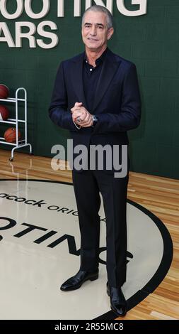 WESTWOOD, LOS ANGELES, CALIFORNIA, USA - MAY 31: American actor Dermot Mulroney arrives at the Los Angeles Premiere Of Peacock's 'Shooting Stars' held at the Regency Village Theatre on May 31, 2023 in Westwood, Los Angeles, California, United States. (Photo by Xavier Collin/Image Press Agency) Stock Photo