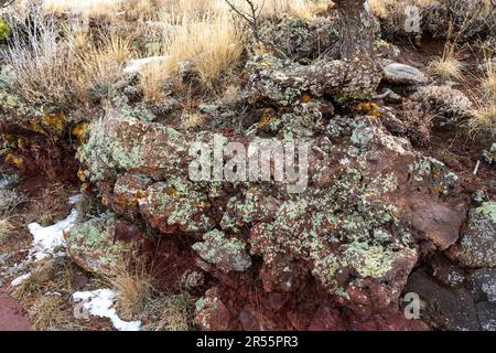 Capulin Volcano National Monument in New Mexico Stock Photo