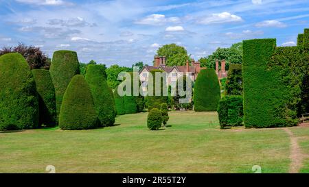 Solihull, UK - August 1, 2022:  The gardens at Packwood House near Solihull, Warwickshire Stock Photo
