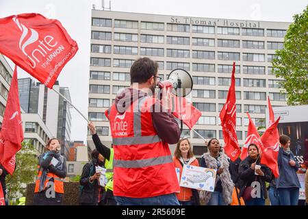 Demonstrator chants slogans through a megaphone during a nationwide ...
