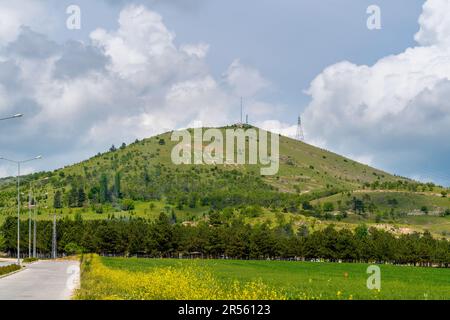 Merzifon, Amasya, Turkey - May 21 2023: Once Vatan picnic area. Stock Photo