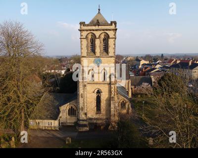 Boston Spa Church Wetherby UK, St Mary's Church in Boston Spa Stock Photo