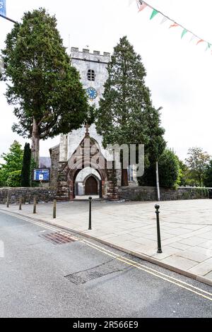 Carmarthen, Carmarthenshire, Wales, UK, Carmarthen town, Carmarthen town centre, town, towns, town centre, Carmarthen Wales, street, Carmarthen centre Stock Photo