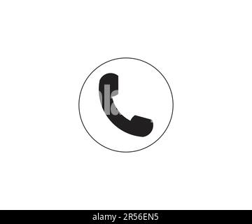 Simple call icon design vector template Stock Vector