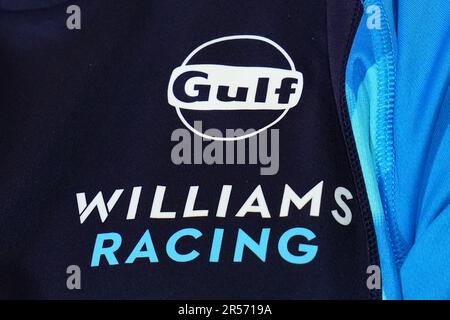 Barcelona, Spain. 01st June, 2023. Logan Sargeant, Williams Racing FW45 attends the Drivers Press Conference during previews ahead of the F1 Grand Prix of Spain at Circuit de Barcelona-Catalunya on June 1, 2023 in Barcelona, Spain. (Photo by Bagu Blanco/PRESSIN) Credit: PRESSINPHOTO SPORTS AGENCY/Alamy Live News Stock Photo