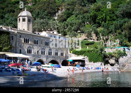 San fruttuoso. liguria. Italy Stock Photo