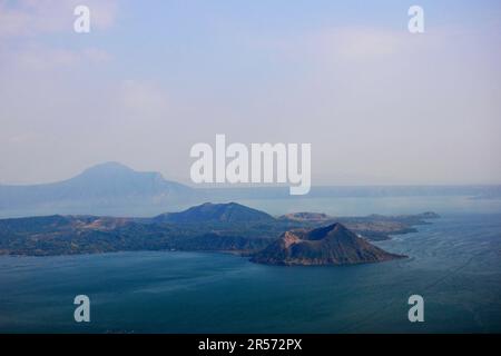 Philippines. Luzon Island. Taal lake and volcano Stock Photo