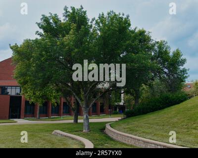 Overland Park, Kansas - May 31, 2023: Johnson County Community College Campus Stock Photo