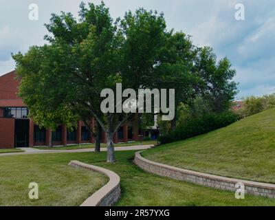 Overland Park, Kansas - May 31, 2023: Johnson County Community College Campus Stock Photo