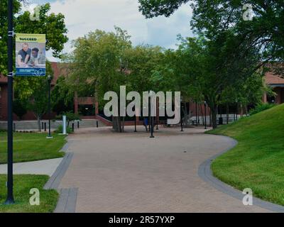 Overland Park, Kansas - May 31, 2023: Johnson County Community College Campus Stock Photo