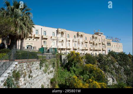 Hotel Excelsior Palace, Taormina, Sicily, Italy Stock Photo