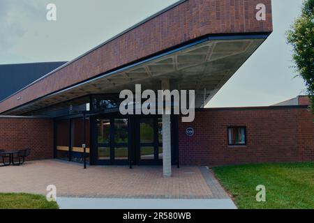 Overland Park, Kansas - May 31, 2023: Johnson County Community College Gym Stock Photo