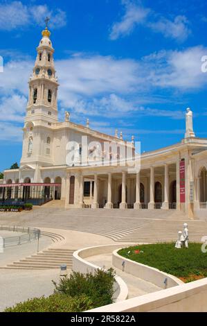 Church Santuario de Fatima, Sanctuary of Fatima, Centro, Old Basilica, Portugal, Europe Stock Photo