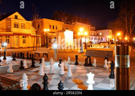 Sandwall, Chess, Chess, Wyk, Foehr, Schleswig-Holstein, Germany Stock Photo