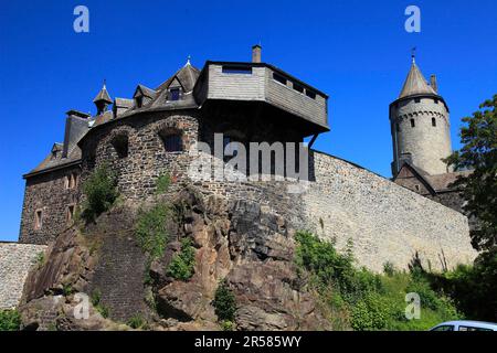 Altena Castle, Altena, Lennetal, Maerkisches Land, Sauerland, North Rhine-Westphalia, Germany Stock Photo