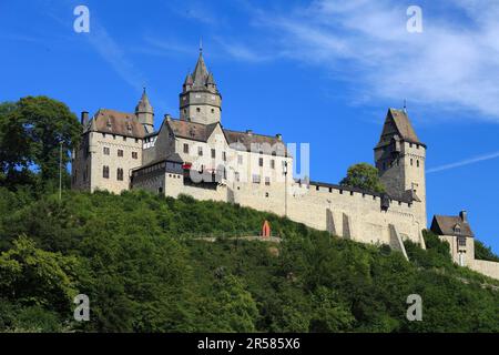 Altena Castle, Altena, Lennetal, Maerkisches Land, Sauerland, North Rhine-Westphalia, Germany Stock Photo