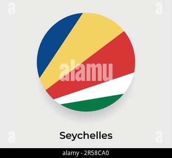 Tuvalu flag bubble circle round shape icon vector illustration Stock Vector