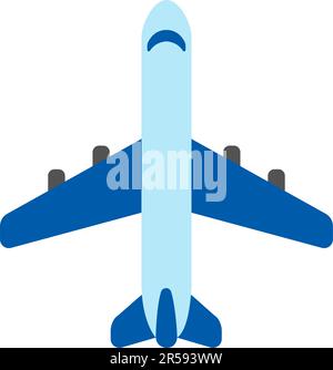 Airplane ( airport , travel ) vector icon illustration Stock Vector