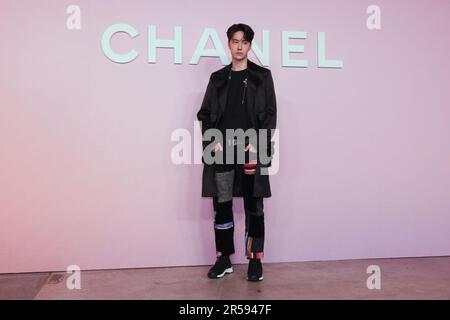 Wang Yibo attends the photocall of the Chanel Metiers d'Art 2022/23 Replica Show at Tokyo Big Sight on June 1, 2023 in Japan. Stock Photo