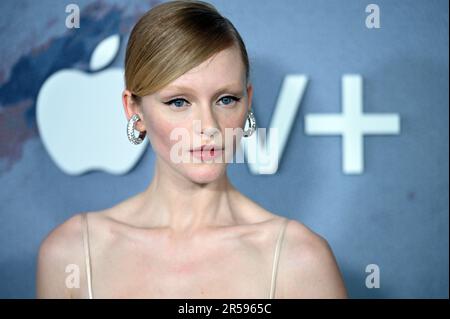 Emma Laird attends the Apple TV+ limited series premiere of "The