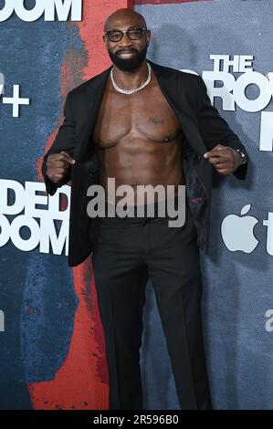 New York, USA. 01st June, 2023. Hank Strong attends Apple TV   ‘The Crowded Room' premiere at the Museum of Modern Art (MoMA), New York, NY, June 1, 2023. (Photo by Anthony Behar/Sipa USA) Credit: Sipa USA/Alamy Live News Stock Photo