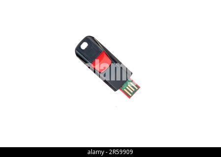 USB flash drive isolated on white background Stock Photo