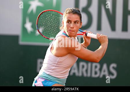 Paris, France. 01st June, 2023. Emma Navarro of USA during the French Open, Grand Slam tennis tournament on June 1, 2023 at Roland Garros stadium in Paris, France. Credit: Victor Joly/Alamy Live News Stock Photo