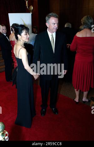 Sam Neill and his wife, Noriko Watanabe, at the Hollywood Nights ...