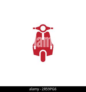Vespa Icon Design. Scooter Icon vector llustration Stock Vector