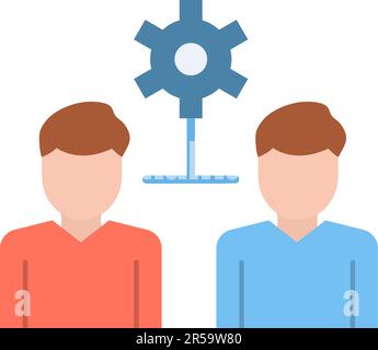 Interpersonal icon vector image. Stock Vector