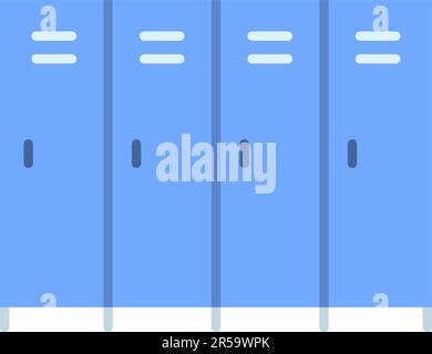 Lockers icon vector image. Stock Vector
