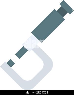 Micrometer icon vector image. Stock Vector