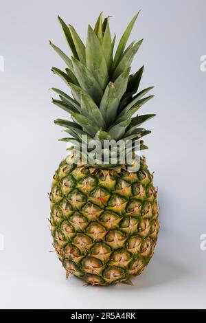 whole pineapple fruit against white background Stock Photo