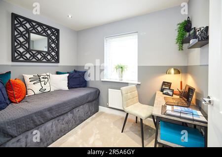 Show house office spare bedroom Stock Photo