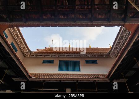 The Zainuddin Makhdoom Mosque is a famous mosque located in Ponnani in the Malappuram District of Kerala 20-05-2023 Stock Photo