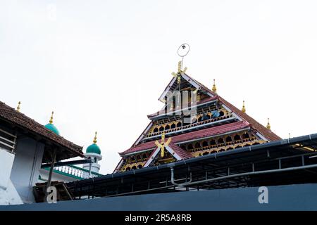 The Zainuddin Makhdoom Mosque is a famous mosque located in Ponnani in the Malappuram District of Kerala 20-05-2023 Stock Photo