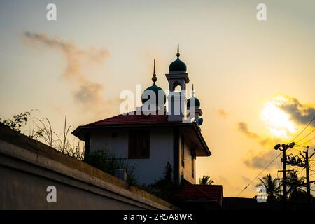 The Zainuddin Makhdoom Mosque is a famous mosque located in Ponnani in the Malappuram District of Kerala 20-05-2023 Stock Photo