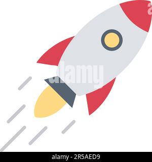 Rocket icon vector image. Suitable for mobile application web application and print media. Stock Vector