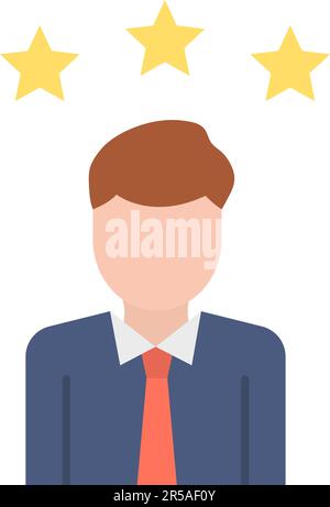 Role Model icon vector image. Suitable for mobile application web application and print media. Stock Vector