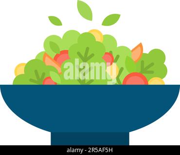 Salad icon vector image. Suitable for mobile application web application and print media. Stock Vector