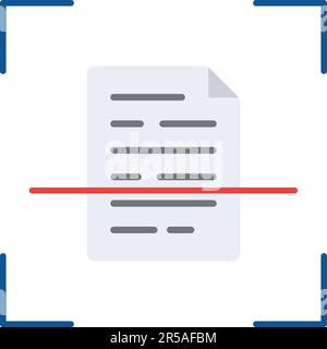 Scan icon vector image. Suitable for mobile application web application and print media. Stock Vector